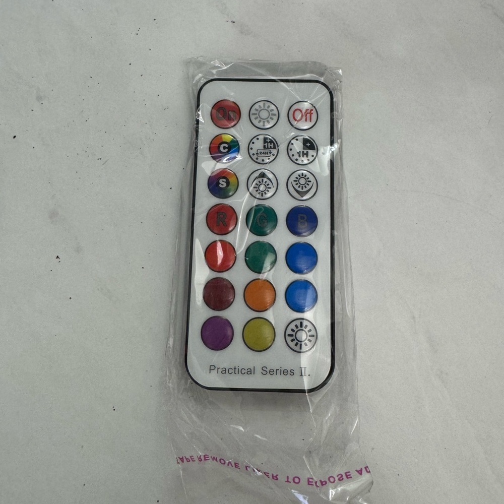 Colorful Remote Control with Multi-Color Buttons